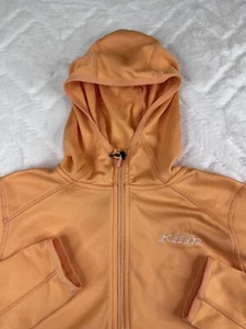 Klim Solitude Jacket Womens (S) Orange Full Zip Lightweight Mock Neck Layering - Picture 1 of 8