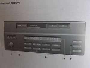 1998 BMW BUSINESS AUDIO RADIO CASSETTE HANDBOOK. SERIES 3 5 7 8 Z3 M (BMA 169) - Picture 1 of 3