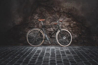 City Bike, Velo De Ville Rétro, Vintage Bike, Vélo Vintage, Création Unique - Photo 1/4