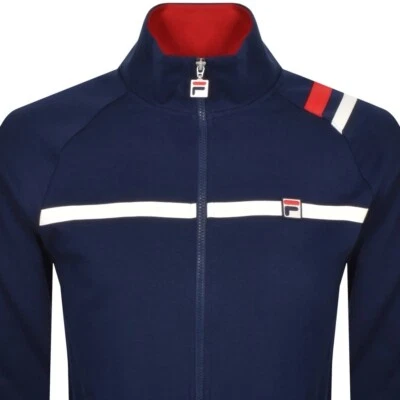Fila Vintage Borg Wimbledon Settanta Mkii Chaqueta De Tenis (Azul) PVP £75 - Imagen 1 de 4