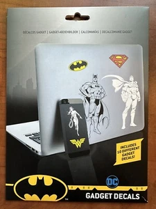 DC Marvel Gadget Decals Sticker Batman WonderWoman SuperMan Waterproof Removable - Picture 1 of 2