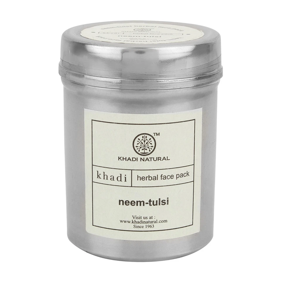 Khadi Herbal Neem-Tulsi упаковка для лица натуральная для удаления прыщей - 50 г - Изображение 1 из 1