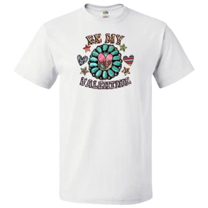 Kurzärmeliges T-Shirt: Valentinstag - Be My Valentine (Stil V79) - Bild 1 von 5