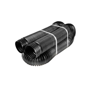 Amerimax Home Products FLEX Drain 4 in. x 50 ft. Black Copolymer Perforated Drai - Picture 1 of 5