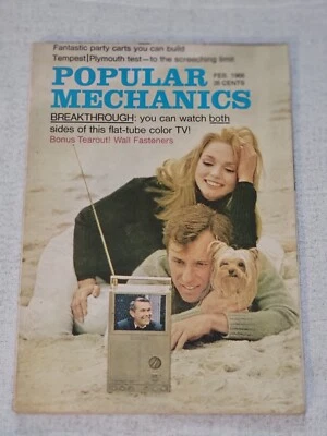 Popular Mechanics February 1966 Vintage How To Magazine - Image 1 of 4