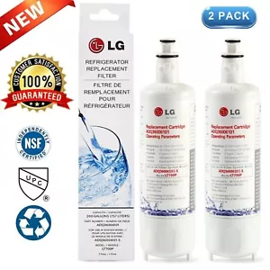 2PACK LG LT700P ADQ36006101,46-9690 Refrigerator Water Filter US Fast Shipping - Picture 1 of 7