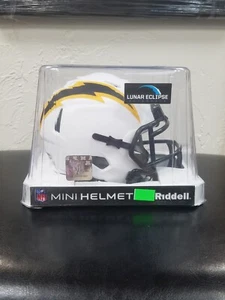 Los Angeles Chargers Riddell Lunar Eclipse Mini Football Helmet In Packaging  - Picture 1 of 5