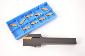 MGEHR1212-1.5 Cutter HOLDER CNC turning tool + 10pcs MGMN150-G NC CNC INSERT - Picture 1 of 8