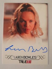 Lauren Bowles True Blood Archives autograph card 2013 Vampires Horror
