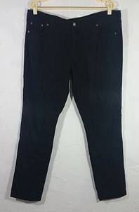 Piper and Blue Juniors Jeans Size 15 Black Pants Pockets Full Length Denim - Picture 1 of 4