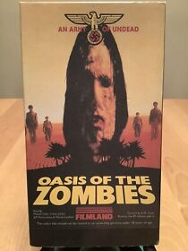 OASIS OF THE ZOMBIES/An Army Of UNDEAD/NAZI ZOMBIE GORE/FILMLAND-SATURN VHS!
