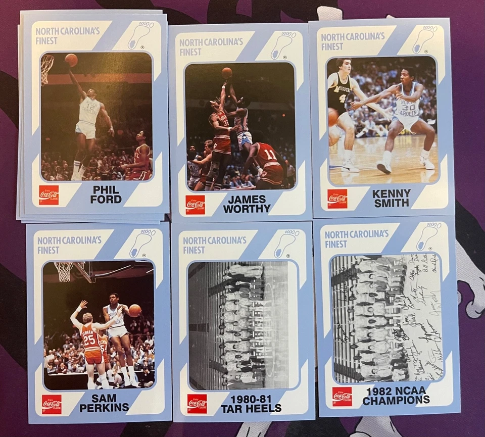 1989-90 COCA-COLA NORTH CAROLINA'S FINEST - Collegiate Collection Basketball - Image 1 of 1