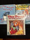 Vintage Children?s Books ~ Lassie, In, On, Under & Through, & Pony book from 60s