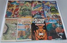 8-Issue UK MAGAZINE LOT 2000 AD, GI JOE ACTION FORCE, PUNISHER, STARLORD Kingpin