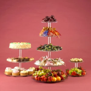 2-5 Tier Large Food Display Stand gift for Wedding, Party, Housewarming - Picture 1 of 3