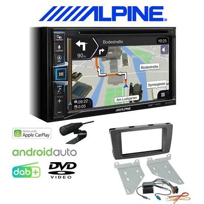 Alpine Autoradio Apple CarPlay Android für Skoda Octavia II 2004-2013 schwarz - Bild 1 von 4
