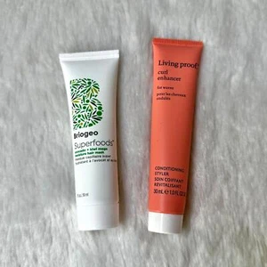 NEW Briogeo & Living Proof Hair Care Set Curl Enhancing Vegan Travel Size - Picture 1 of 8