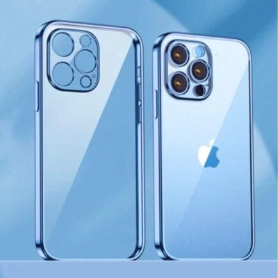 Funda transparente a prueba de golpes para iPhone 15 Pro Max 14 Plus 13 12 11 XS XR 87 SE Foto 1 de 4