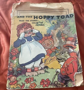 Raggedy Ann and The Hoppy Toad Book Johnny Gruelle 1944 - Picture 1 of 14
