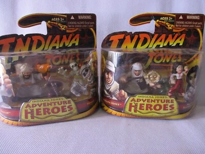 Indiana Jones, Marion Ravenwood, Sallah, Mummy & Snake Adventure Heroes Lot 2008 - Image 1 of 4