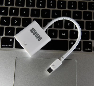 SUNQQ  Mini DisplayPort Thunderbolt to DVI Cable for Macbook Mac Pro Air  - Image 1 of 3