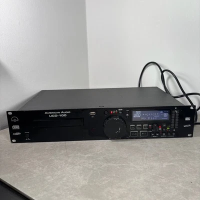 American Audio UCD-100 used cd player tested fully working cosmetic marks audio - Image 1 of 4