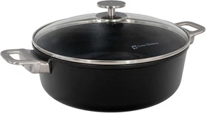 Swiss Diamond Braiser Pan with Lid, Features Stainless Steel 5.3 Quarts, Gray - Picture 1 of 7