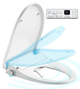 Upgrade Auto Open & Slow Close Lid Electric Heated Bidet Toilet Seat#3928MUP2 - Picture 1 of 10