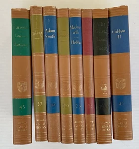 1952 Britannica Great Books of the Western World 8 Books Incl Great Ideas 1976 - Imagen 1 de 4