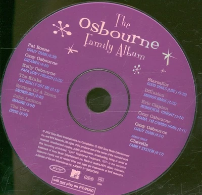 Various Artists Osbourne Family Album CD Europe Epic 2002 . Has info sticker on - Bild 1 von 3