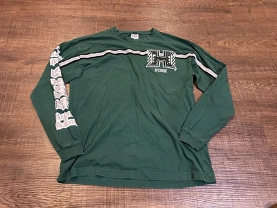 Camiseta VS Rosa Hawaii Manga Larga Verde Campus Talla Pequeña Foto 1 de 4