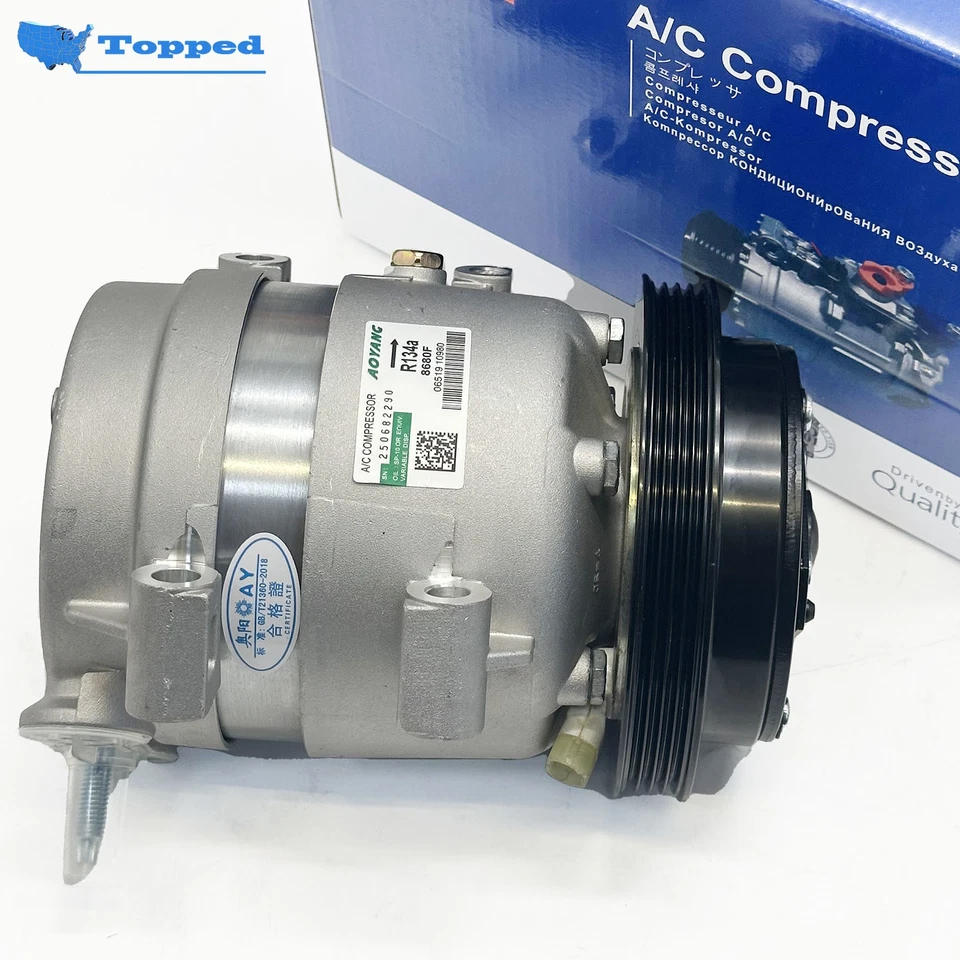 Nuevo compresor de aire acondicionado 89019077 12V para Pontiac GTO 2004-2006 Foto 1 de 4