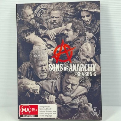 Sons of Anarchy : Season 6 (DVD, 2014) region 4 AU Great Condition - Image 1 of 2