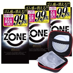 ZONE Condom Zone 10 pieces 3 box Original Condom case Set - Picture 1 of 6