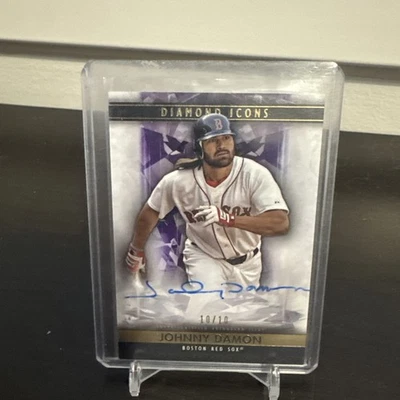 2019 Topps Diamond Icons Autographs Johnny Damon /10 - Image 1 of 2