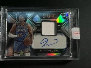2022-23 Panini Select - Rookie Jersey Autographs Jalen Williams #RJA-JWL /199 - Picture 1 of 10