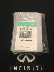 NEW OEM NISSAN INFINITI Owner's Manual Literature Kit Q50 G37 QX30 Q60 QX70 QX80 - Bild 1 von 19