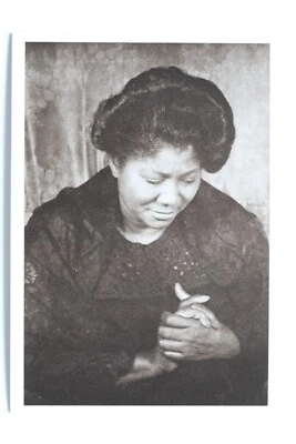 MAHALIA JACKSON, 1962,  seltene Kunst-Postkarte - Bild 1 von 2