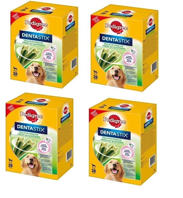 Pedigree Dentastix Fresh Tägliche Frische Hundesnacks  für große Hunde 112 Stück - Bild 1 von 1