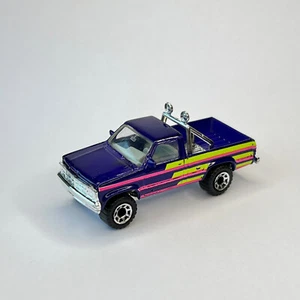 Matchbox Dodge Dakota PickUp Purple Body CHROME Base and Rollbar Mint - Picture 1 of 8