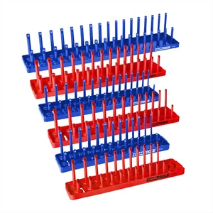 22237 6 Piece SAE and Metric Socket Tray Set, SAE and Metric Socket Storage for - Picture 1 of 12