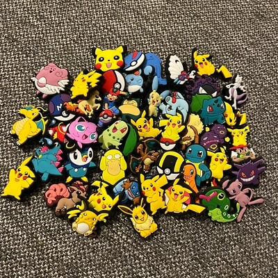 Pokemon Kroko Charms Jibbitz Clog Dekoration Schuh UK Verkäufer