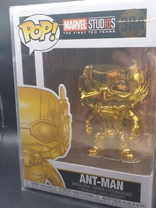 FUNKO POP! Marvel Studios First Ten Years 384 Ant-Man Bobble-Head PROTECTOR GOLD - Picture 1 of 4