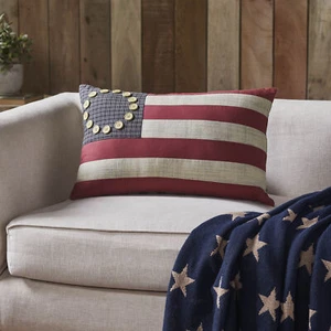 My Country Flag Pillow 14x22 - Picture 1 of 8