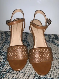 BCBGeneration PL-Pippi Sandalias de plataforma marrón y corcho Zapatos 37.5/7.5 - Imagen 1 de 6