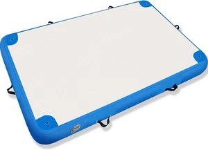Inflatable Lake Float for Adults, Multi-Person Inflatable Swim Deck with None-Sl - Picture 1 of 7