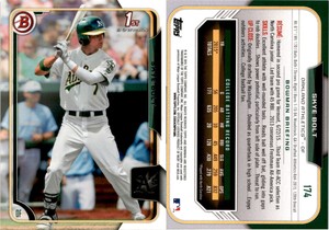 Skye Bolt 2015 Bowman Draft Baseball Card 174  Oakland Athletics