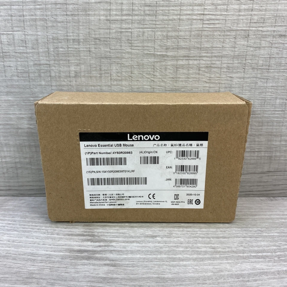 Lenovo OEM 2 Button USB Optical Mouse 1PSM50L24505 00ph133