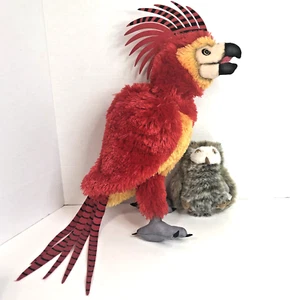 2 Universal Harry Potter Wizarding World Plüsch - Fawkes Phönix & Pigwidgeon Eule - Bild 1 von 13