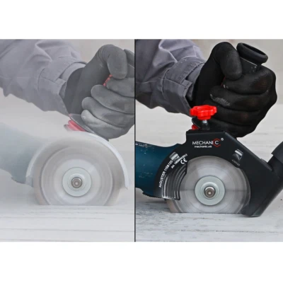 Absaughaube für Staubfreies Schneiden mit 115/125 & 230 mm Mechanic Distar